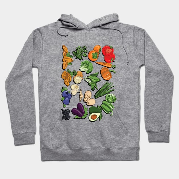 Veggie Hoodie by Just beautiful